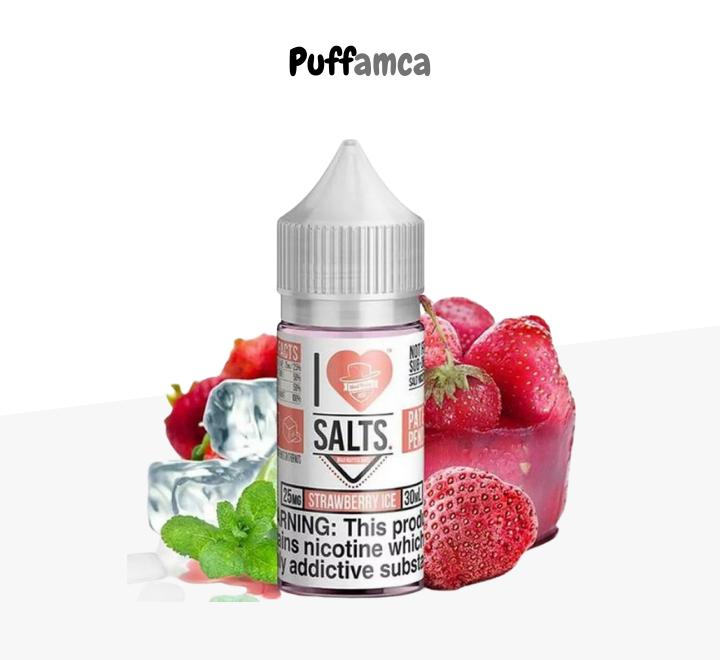 I Love Salts Strawberry Ice Salt Likit pufamca.net.tr